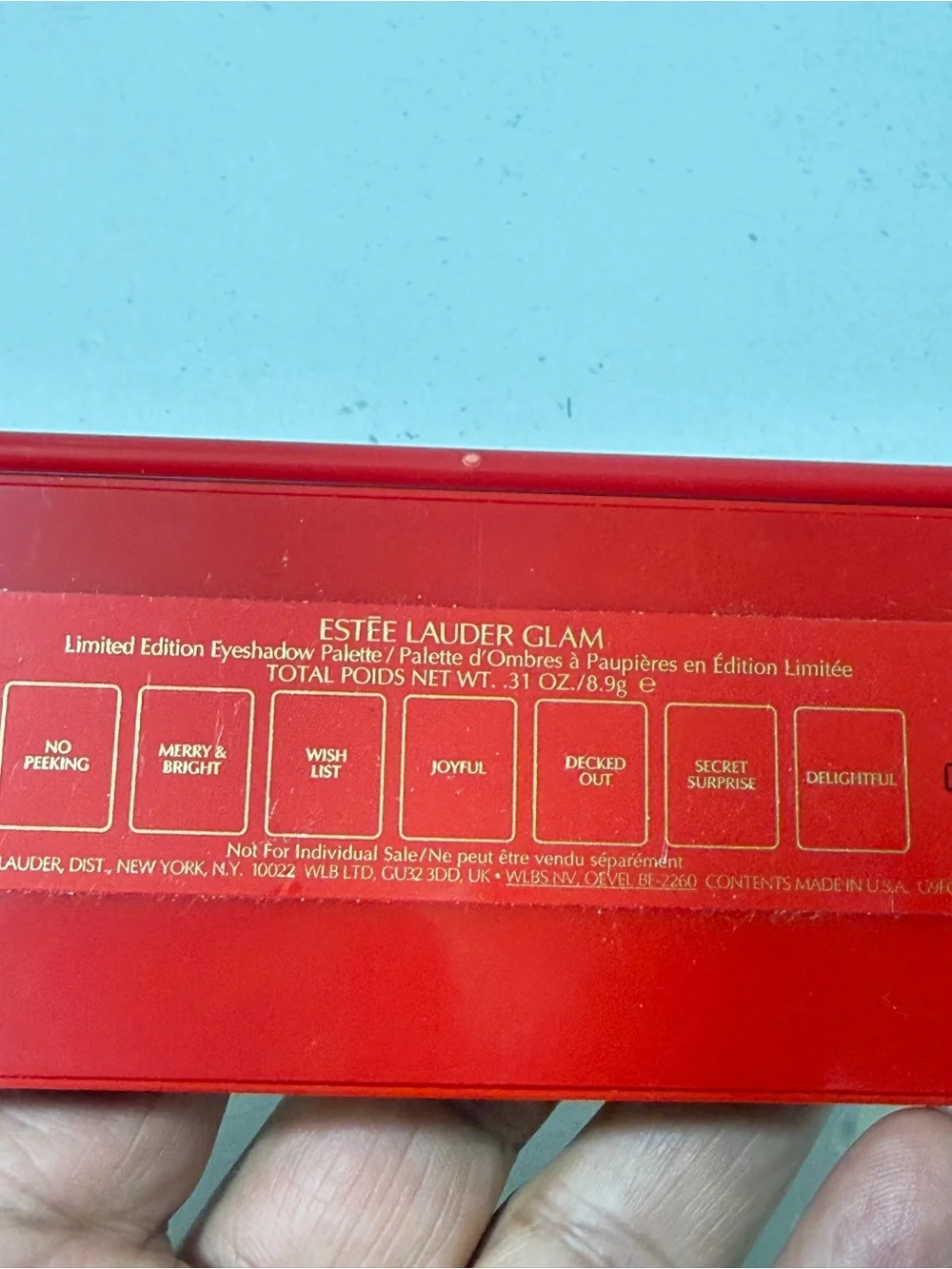 ESTEE LAUDER GLAM Limited Edition two Eyeshadow Palette and two lipsticks. New